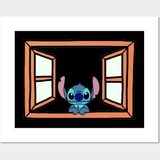 daydreaming Stitch Posters and Art